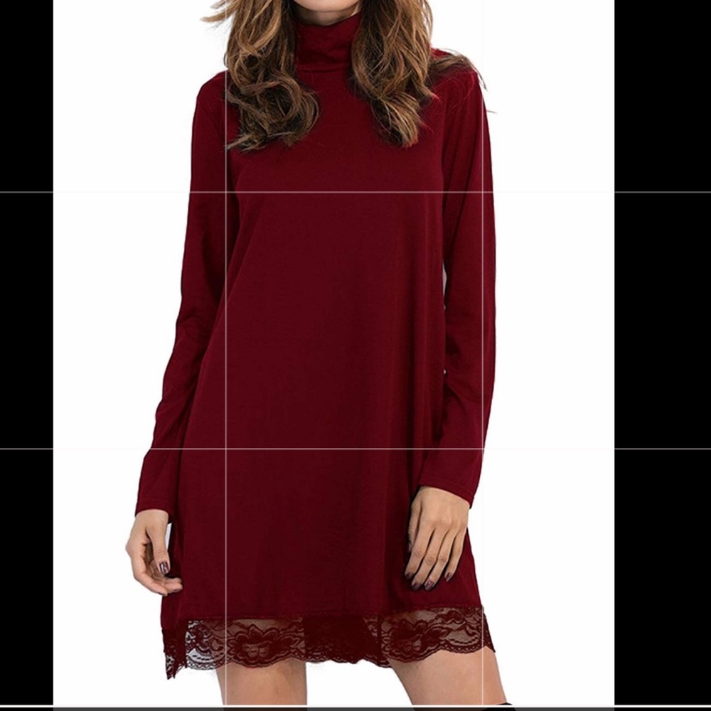 Turtleneck dress